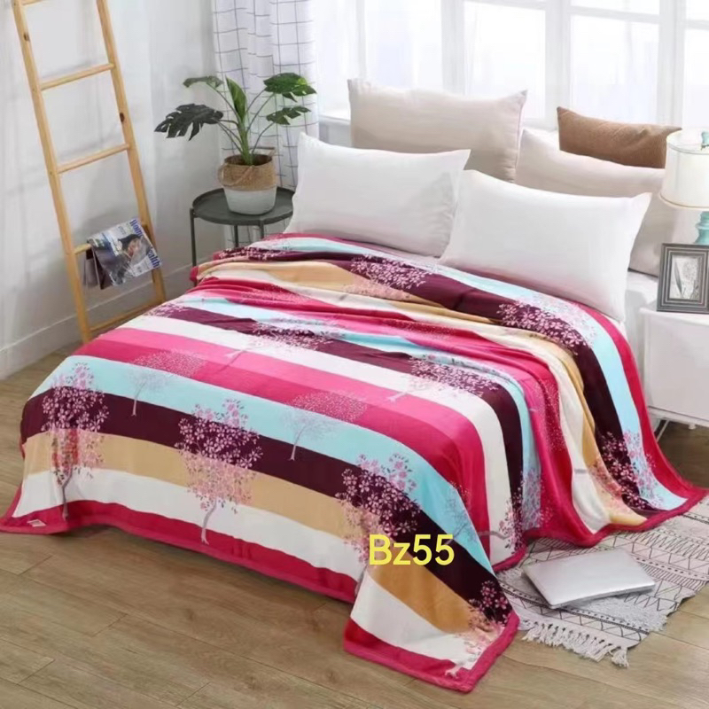 Selimut Baldu Gebu Lembut Bercorak Murah Soft Comforter Fluffy Fannel Fleece Blanket Printed