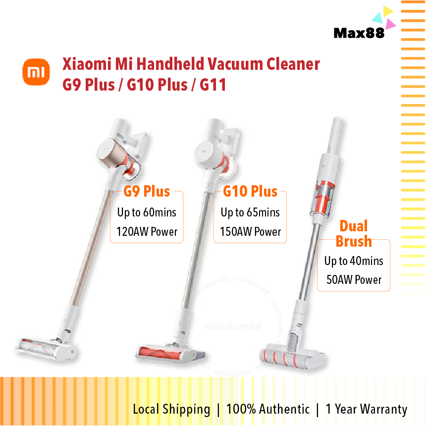 Xiaomi Mi Handheld Vacuum Cleaner Dual Brush / G9 Plus / G10 Plus / G11  Powerful Suction