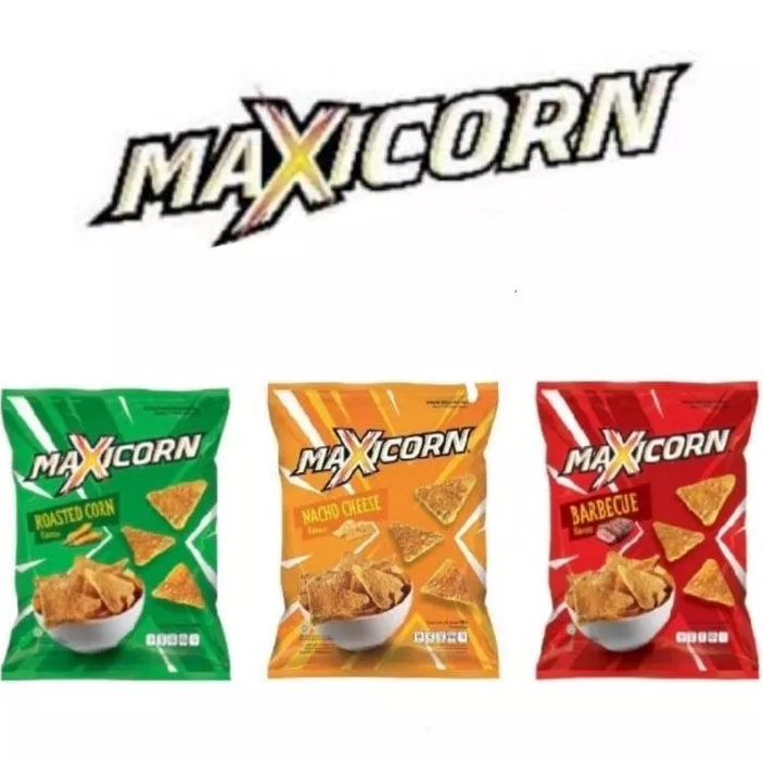 Maxicorn Roasted Corn Barbeque Nacho Cheese Chips 140g Shopee Malaysia