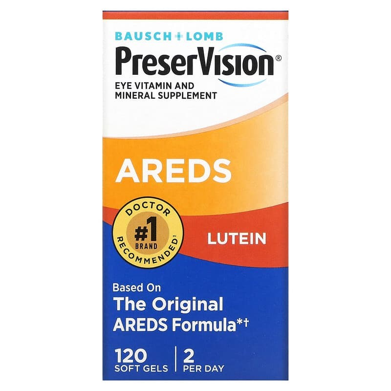 PreserVision, AREDS Lutein, 120 Soft Gels Shopee Malaysia