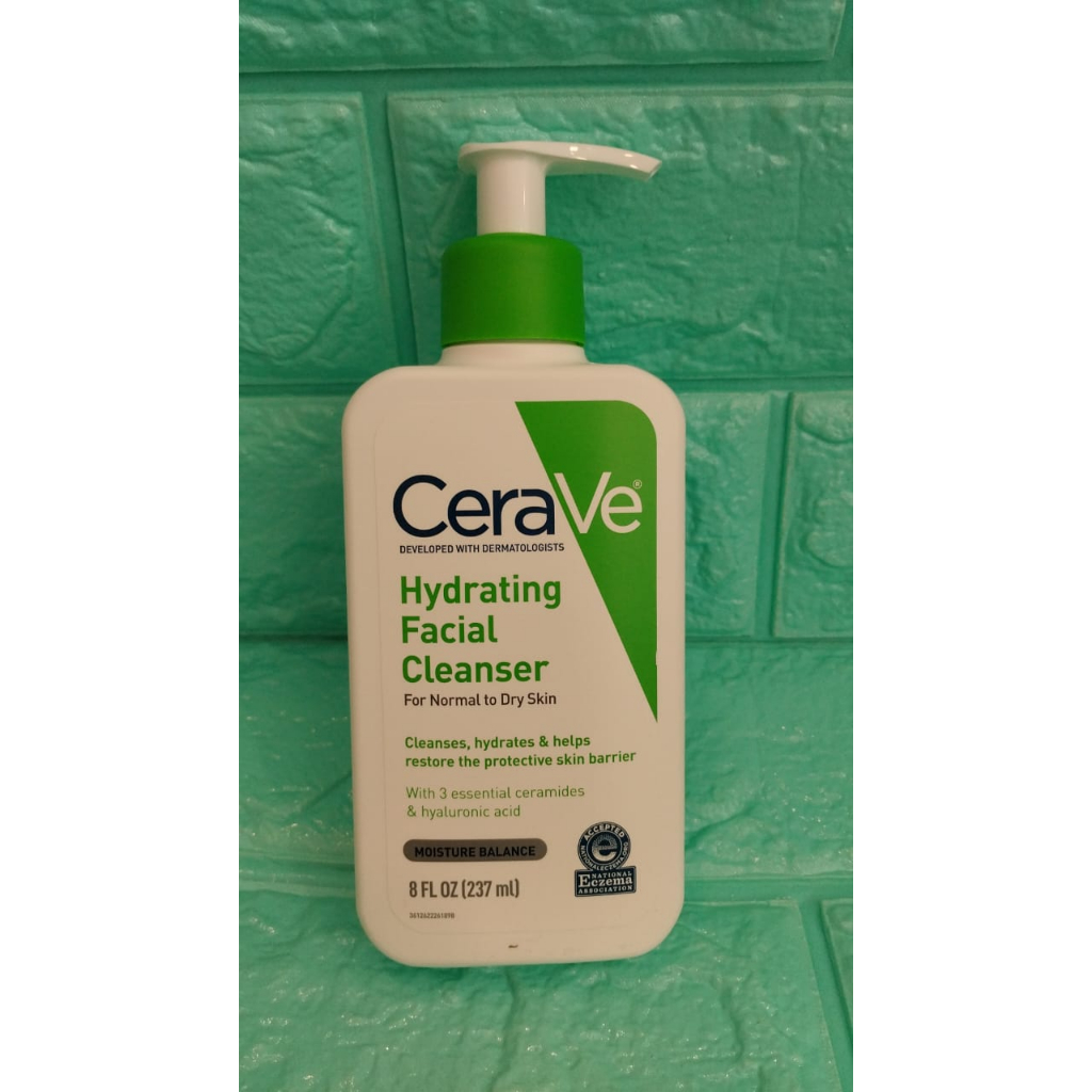 CERAVE Hydrating Facial Cleanser 355ml / 237ml Shopee Malaysia