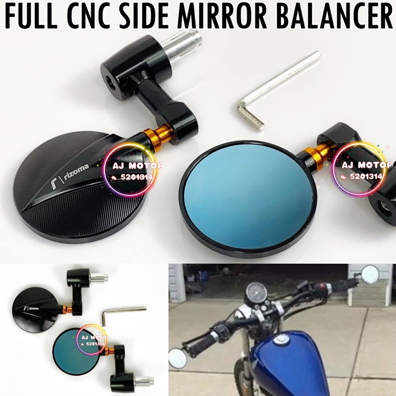 SIDE MIRROR END BAR HANDLE BALANCER MOTORCYCLE RSX150 RS150 NVX155 ...