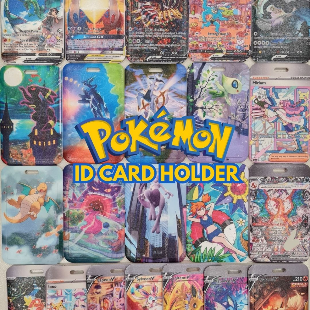 Pokemon FanMade PTCG ID Badge Touch n Go Access Card Holder Case ...