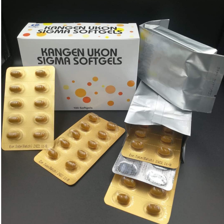 KANGEN UKON Organic Okinawa Wild Turmeric (100 softgels) 100 original with Curcumin high in