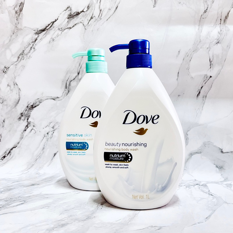 DOVE Shower Gel Beauty Moisture / Sensitive Skin (1L/1000ml per bottle