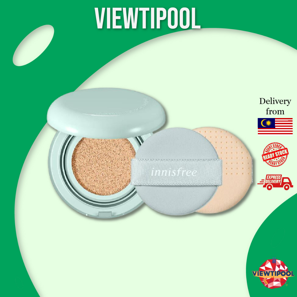 Innisfree No-Sebum Powder Cushion 14g (SPF35/PA++) - Ready in Malaysia ...
