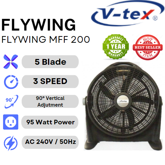 FLOOR FAN [ FLYWING 20 INCH BOX / FLOOR FAN ] Shopee Malaysia