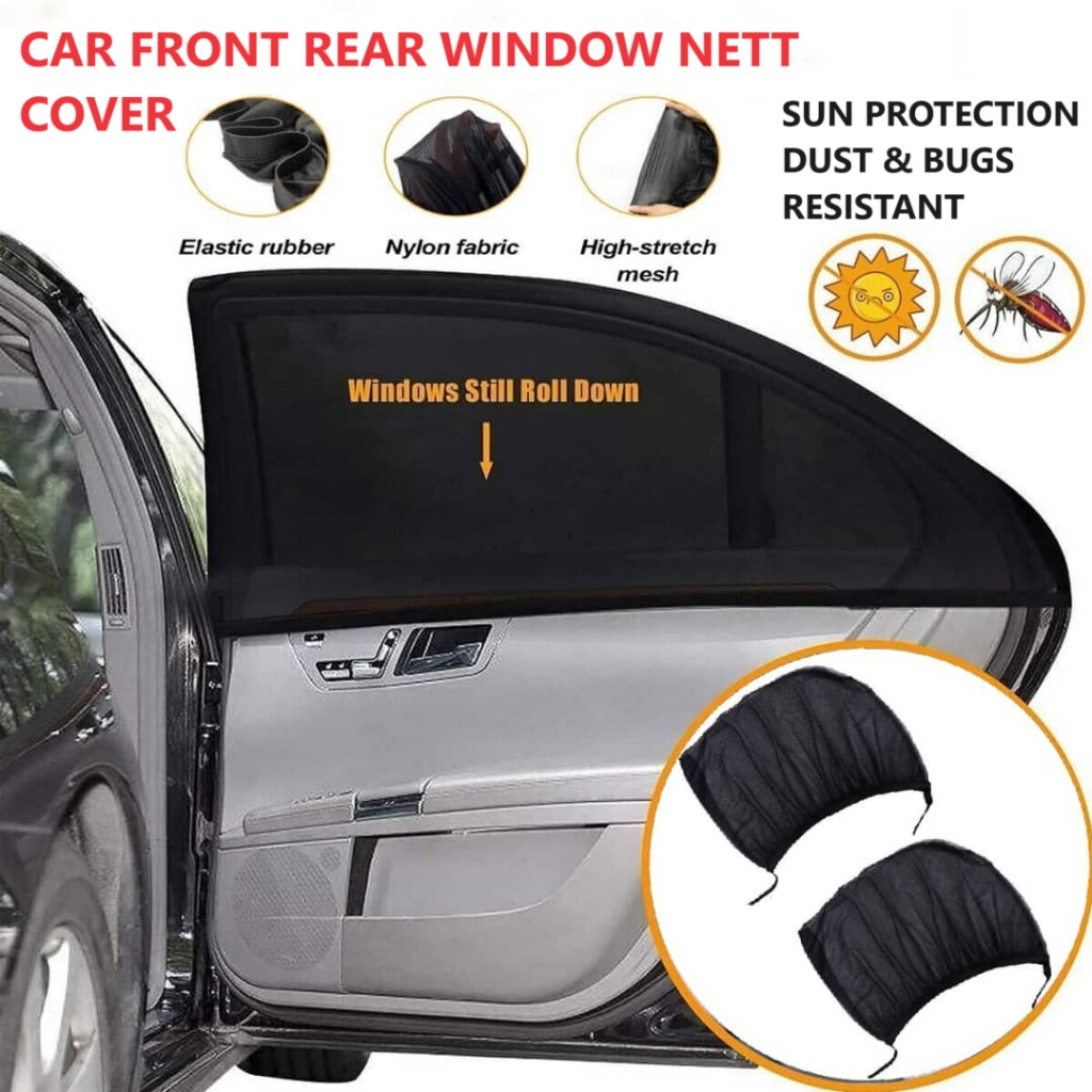 Car Sun Shade Window Sunshade Mosquito Sun Shield Cover Protection Car