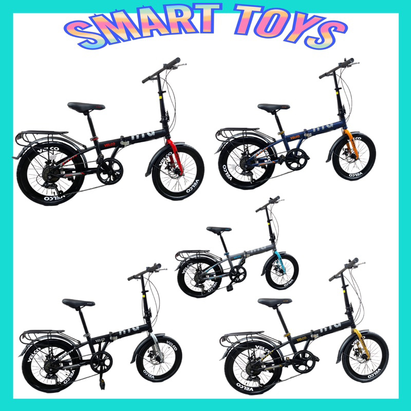 FOLDING BIKE VELCRO 20" 7speed shimano with Pelantar Magat Disc Brake