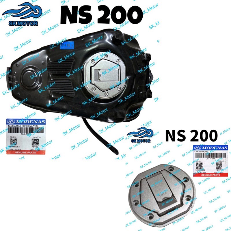 Modenas BAJAJ PULSAR NS200 NS 200 Fi ABS NON ABS Original Fuel Tank Cap