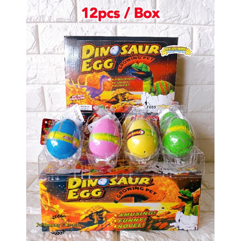Dinosaur Egg Growing Pet Hatching Growing Dino Shopee Malaysia