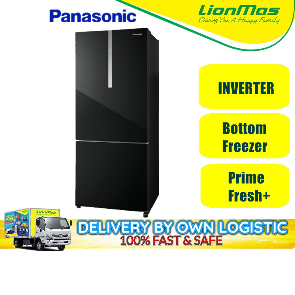 Panasonic 2door Inverter Bottom Freezer Refrigerator NRBX421WGKM BX421WGWM Shopee Malaysia