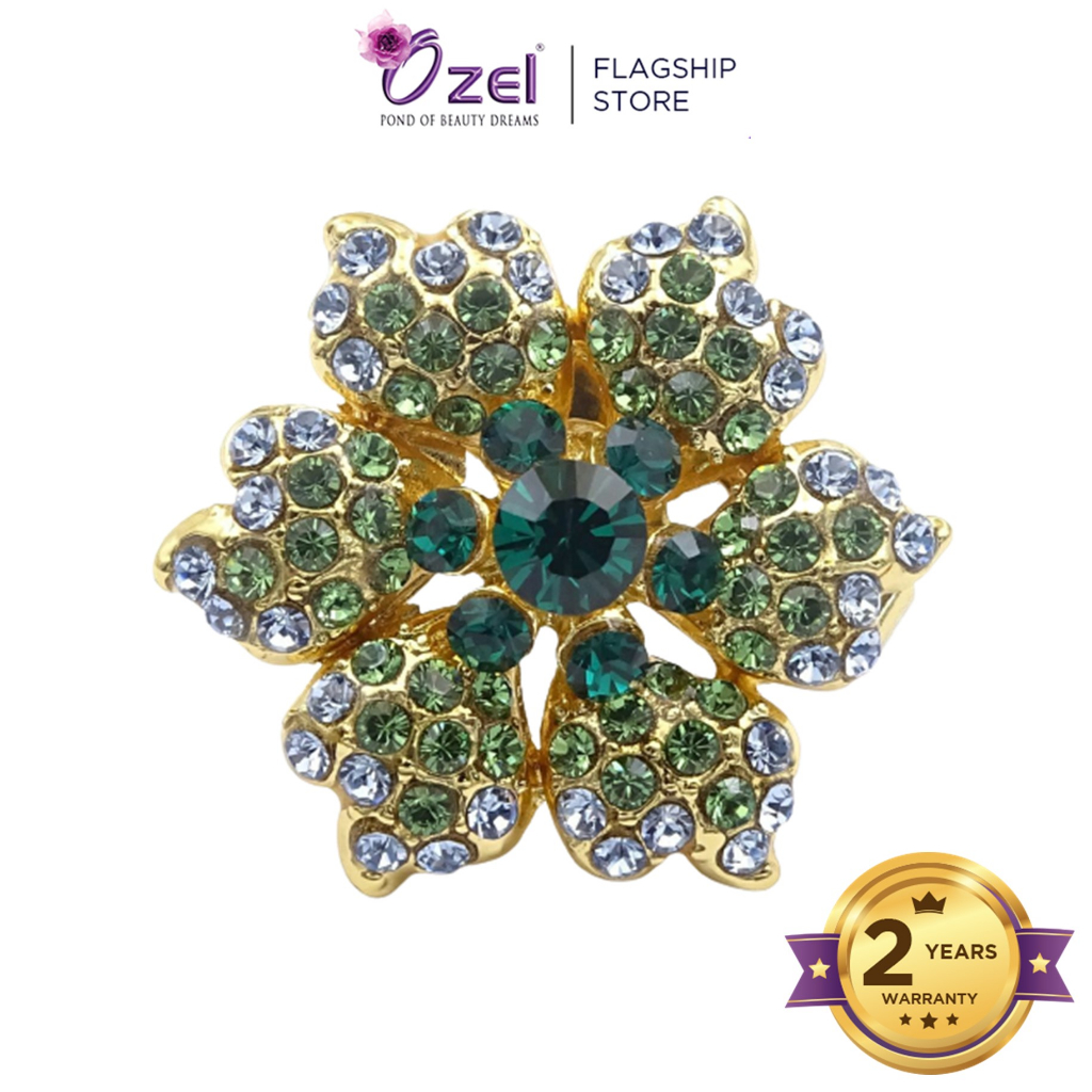 Ozel Flower Brooch B148 Kerongsang & Pin Tudung, Hijab, Songkok, Baju