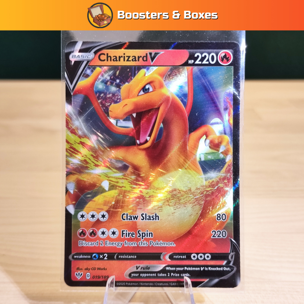 Charizard V (019/189) [Sword & Shield: Darkness Ablaze] | Shopee Malaysia