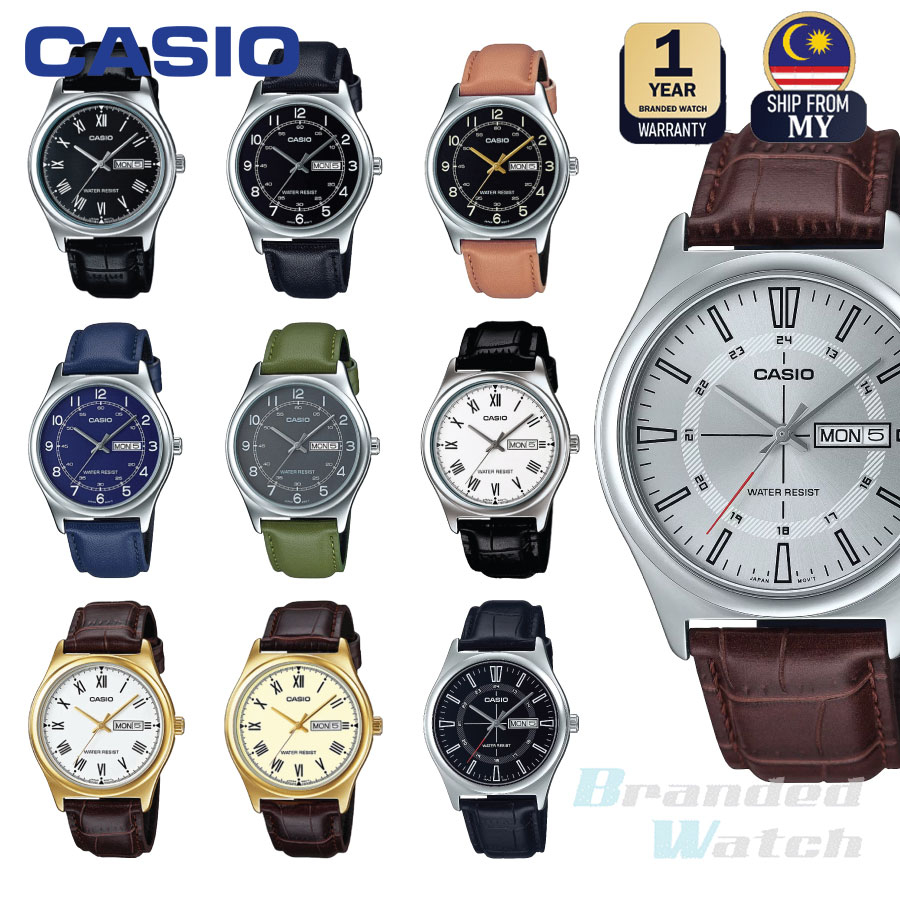 Mua Đồng hồ nam dây da chính hãng Casio MTP-V006L-1B hàng chính hãng