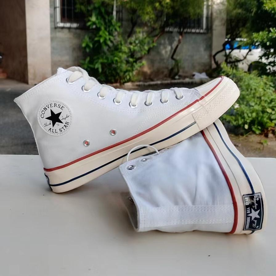 ready stock Converse Women Men LOW HIGH BLACK WHITE PREMIUM Canvas Shoes Classic shoe size 39 44 with box Shopee Malaysia