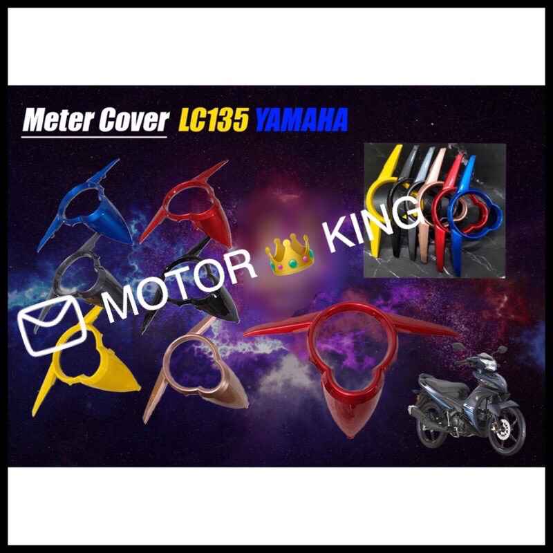Meter Cover Cap Yamaha LC135 LC 135 V2 To V6 HLY Original Yamaha Hitam ...