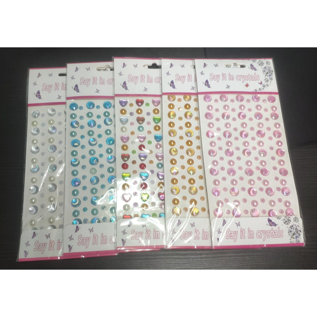 Sticker Fashion Deco Sticker Crystal (1pcs) | Shopee Malaysia