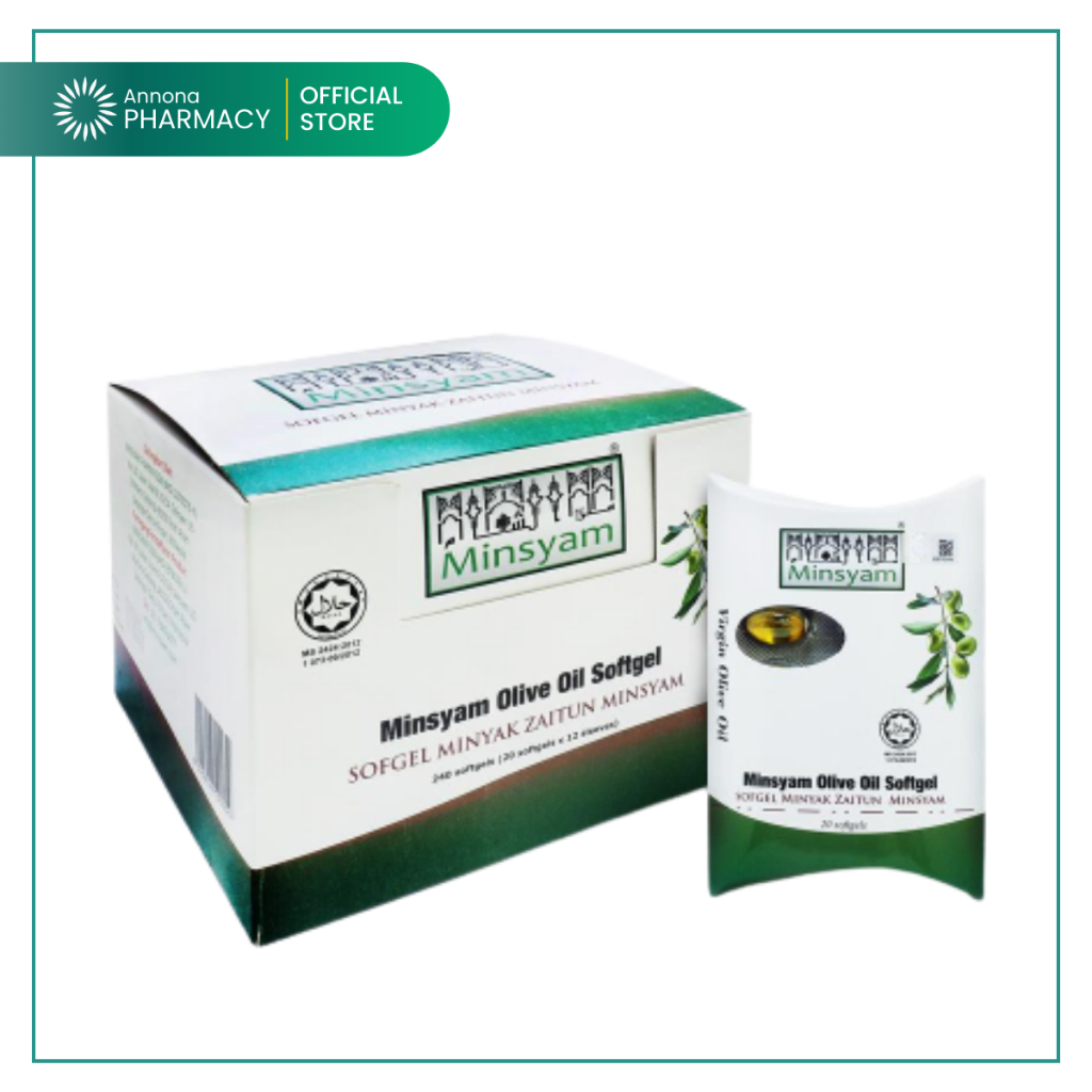 MINSYAM Olive Oil Softgel (20 softgel) Shopee Malaysia