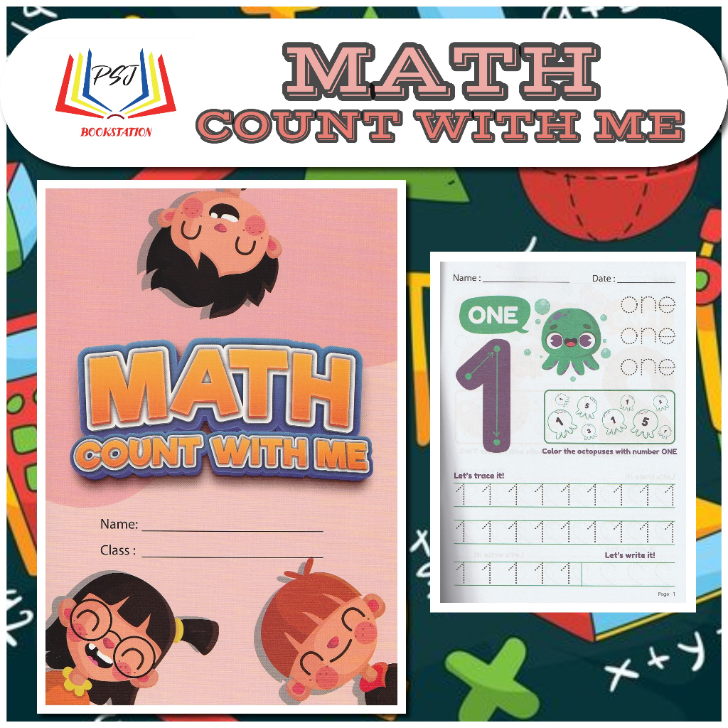 MATH COUNT WITH ME FOR PRESCHOOLERS | Shopee Malaysia