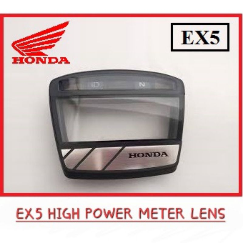 HONDA EX5 HP EX5 DREAM METER LENS METER COVER LEN STICKER TINTED CERMIN ...
