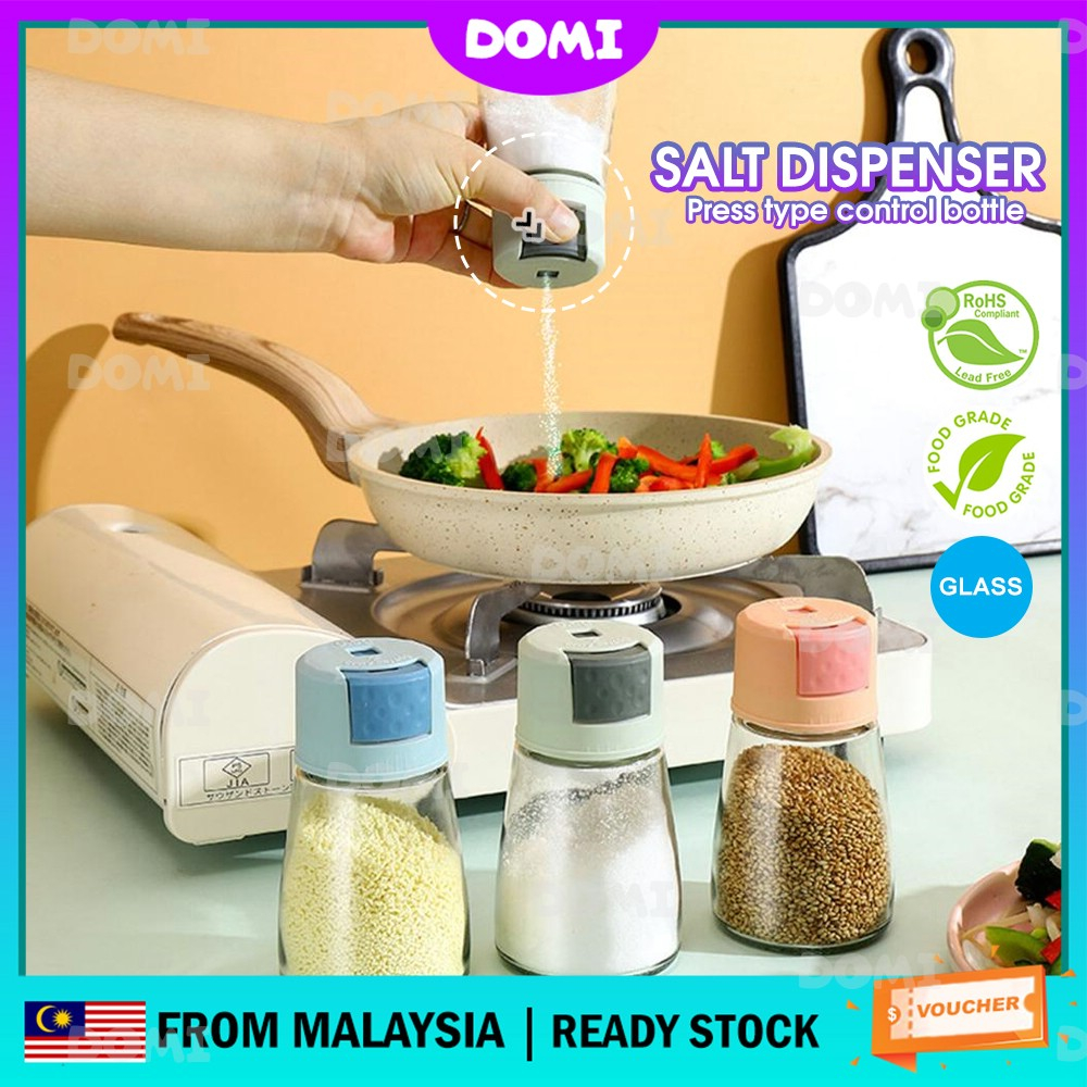 DOMI Spice Storage Press Bottle Control Sugar Salt Seasoning Dispenser ...