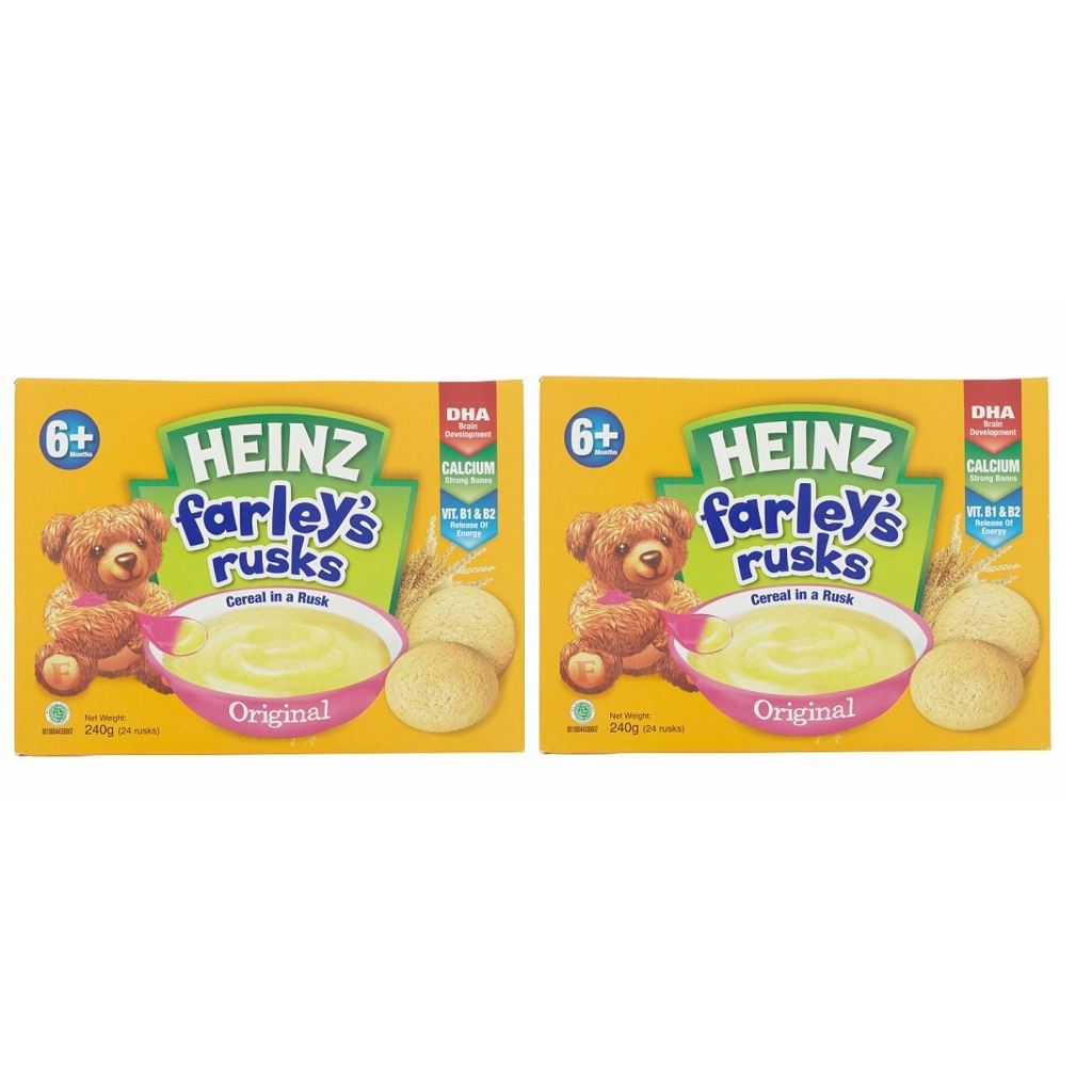 Heinz Farley's Original Rusks 6+ Months 240g (2 packs) Shopee Malaysia
