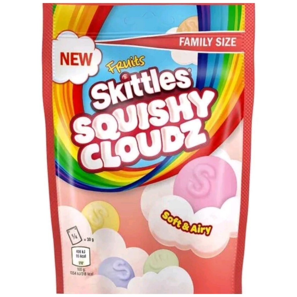 94g Skittle Squishy Cloudz [fruits Crazy Sour][omyfood] Shopee Malaysia