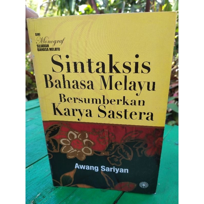 Buku Sintaksis Bahasa Melayu Bersumberkan Karya Sastera | Shopee Malaysia