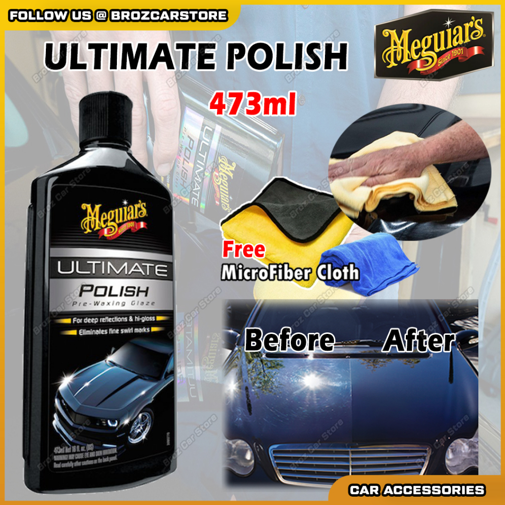 Meguiar's G19216 Ultimate Polish Car Polish Car Polisher 473ml 16 oz ...