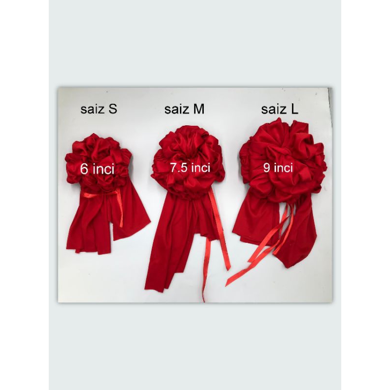 Red flower ball jersey ribbon for opening ceremony wedding celebration ...