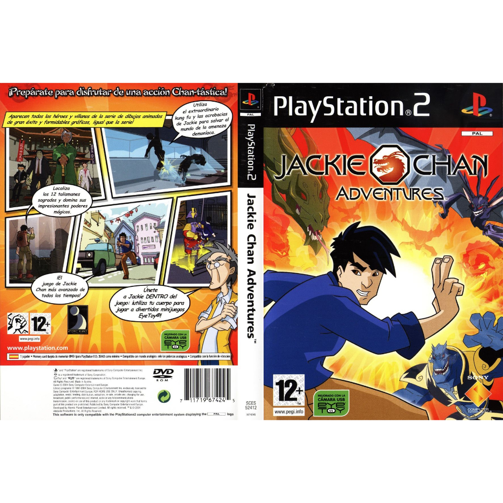 PS2 DVD Games Jackie Chan Adventures Shopee Malaysia