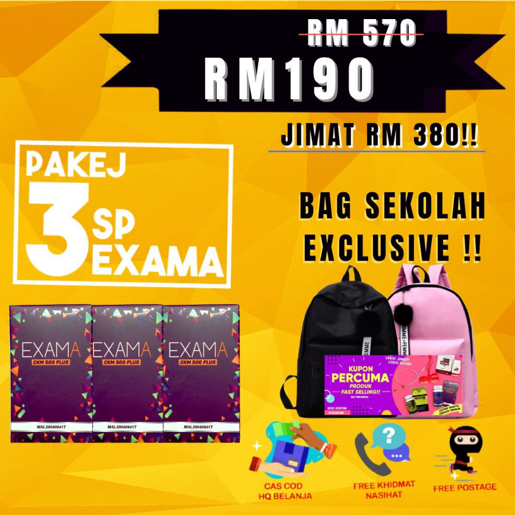 EXAMA ORIGINAL HQ TERENGGANU | Shopee Malaysia