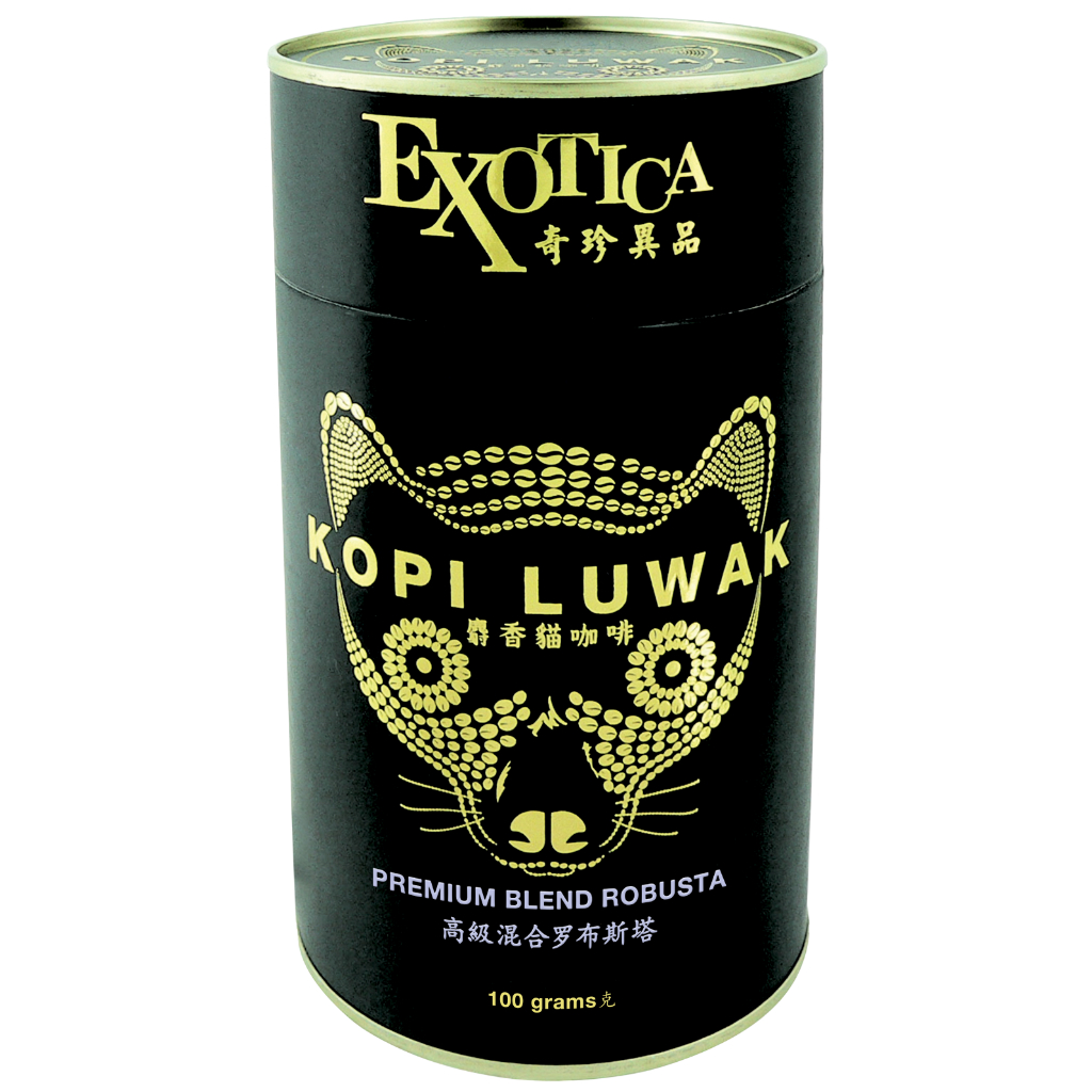 EXOTICA KOPI LUWAK / ARABICA / ROBUSTA WHOLE BEAN(100g) aged coffee bean bucket list coffee