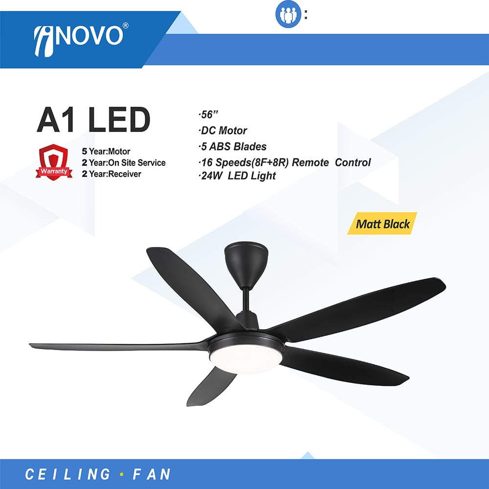Regair Inovo V15 / Oris / A1 / A1 Baby Led Ceiling Fan DC Motor Remote