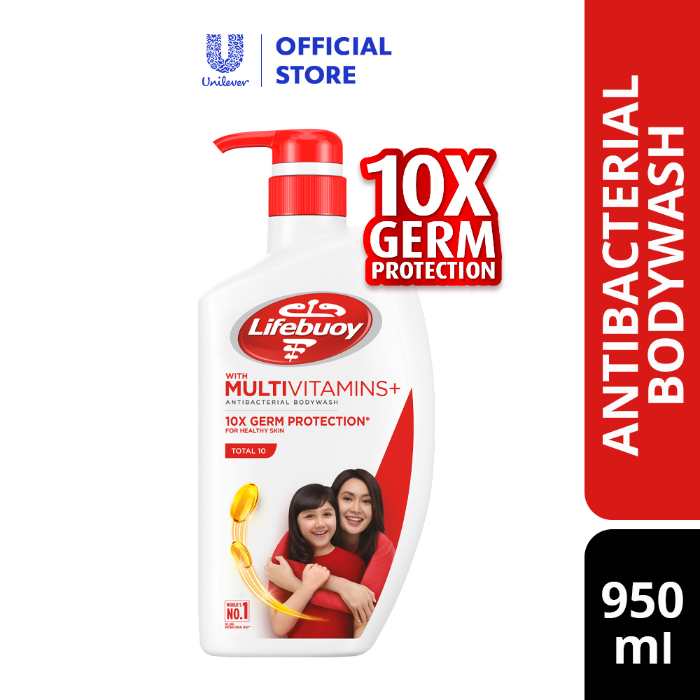 Lifebuoy Antibacterial Multivitamins+ Shower Gel Total 10 (950ml