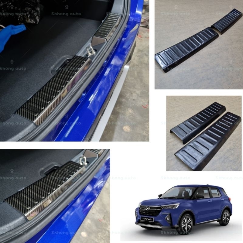 Perodua ativa car rear bumper guard sill plate Protector accessories ...
