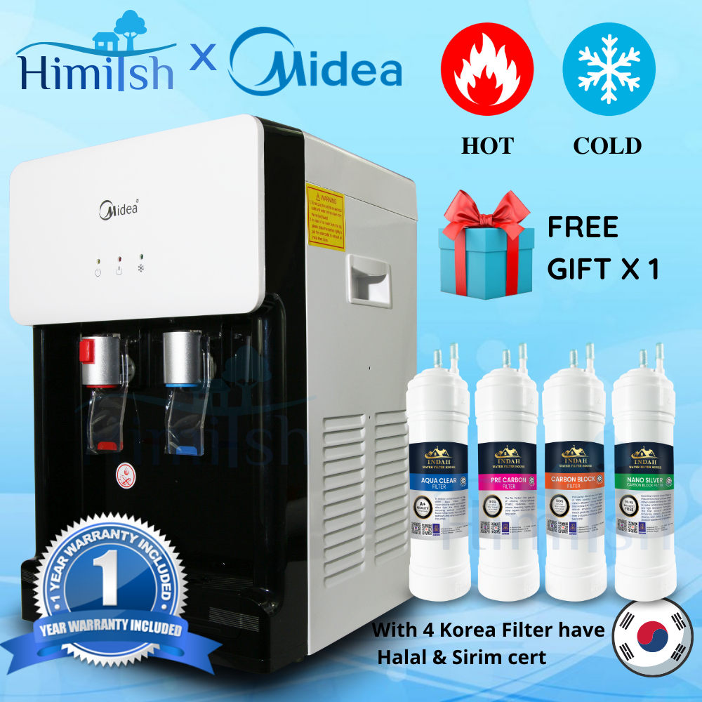 Midea Hot & Cold Mild Alkaline Water Dispenser Model X5/X8 with 4