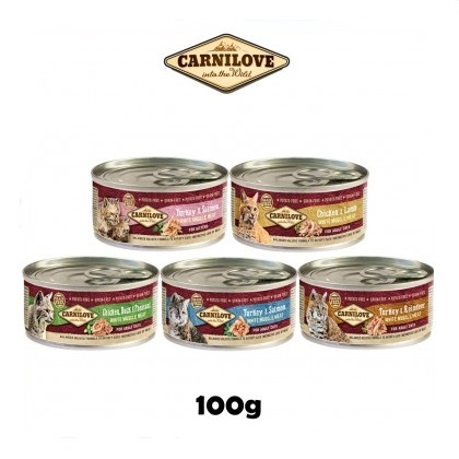 Carnilove Super Premium Cat Canned Food   Cat Wet Food 100g 