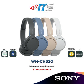 Sony Wh-Ch510 Bluetooth Wireless On Ear Headphones & Mic (Blue)- Free  Shipping