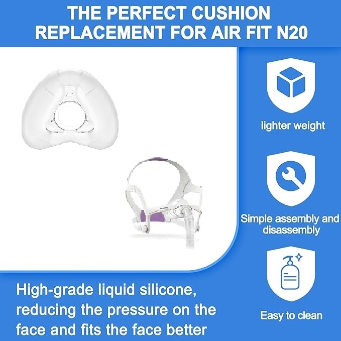 Compatible replacement N20 cushion Large size for Air Fit N 20 Res Med Shopee Malaysia