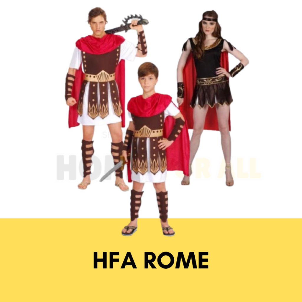 Adult and Kids Superhero Dress Up Halloween Ancient Rome Warrior ...