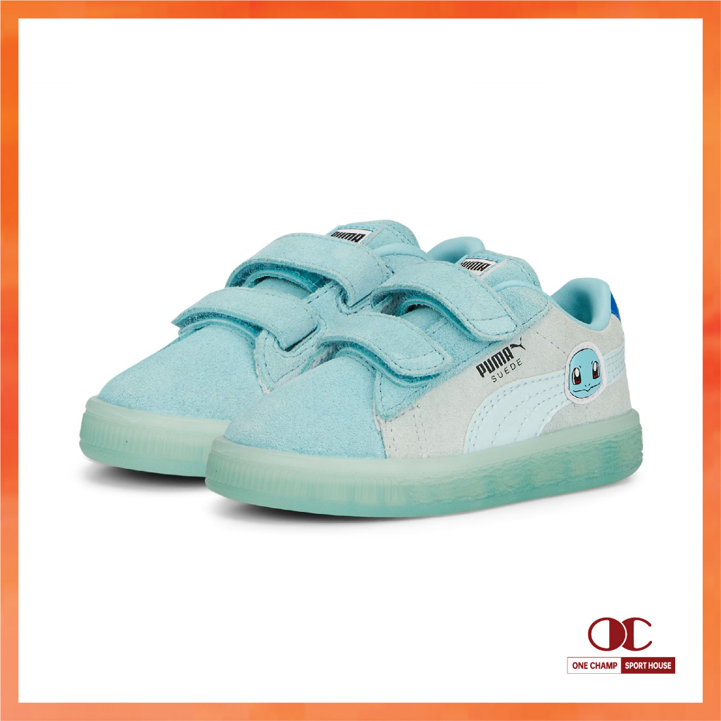One Champ PUMA [0-4 Years] Suede Classics Squirtle Toddler Shoes Baby ...