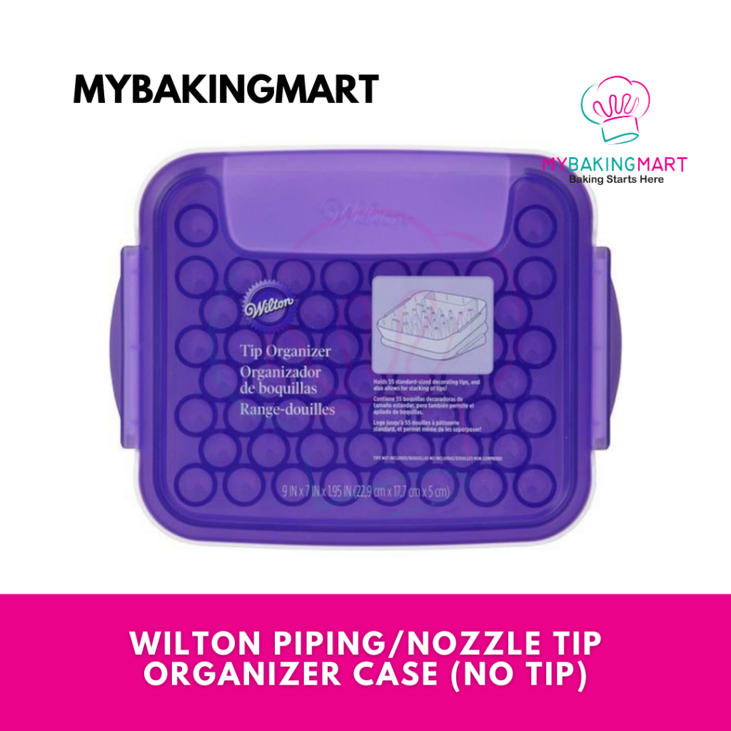 Mybakingmart Wilton Piping/Nozzle Tip Organizer Case (No Tip