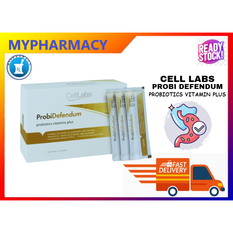 [NEW STOCK]!!CELL LABS PROBI DEFENDUM (PROBIOTICS VITAMIN PLUS) 30's ...