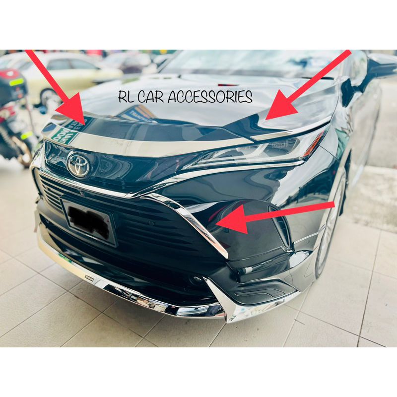 Toyota harrier Venza XU80 20212024 Modellista front rear chrome cover