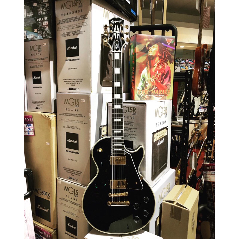 Epiphone Les Paul Custom Ebony Fingerboard Ebony electric guitar