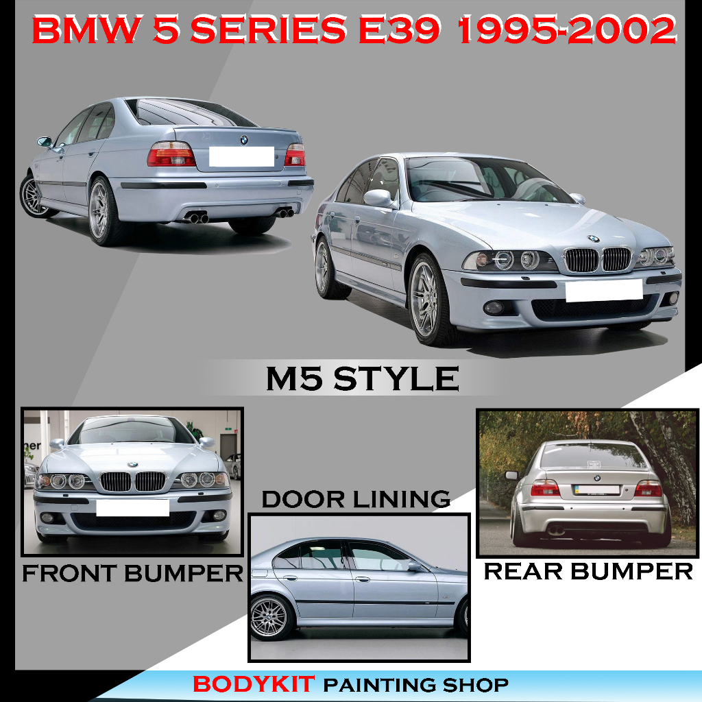 BMW 5 SERIES E39 19952002 M5 STYLE FULL SET(FRONT BUMPER WITH FOG LAMP