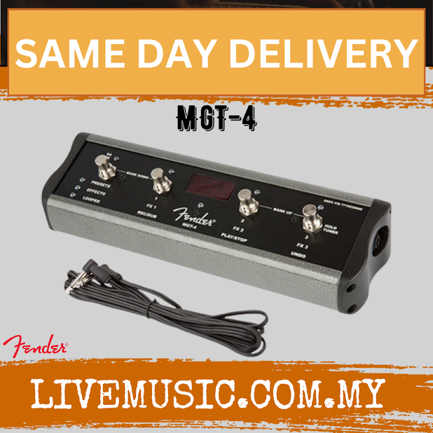 Fender Mgt-4 4-button Mustang Gt Footswitch Manual Fender