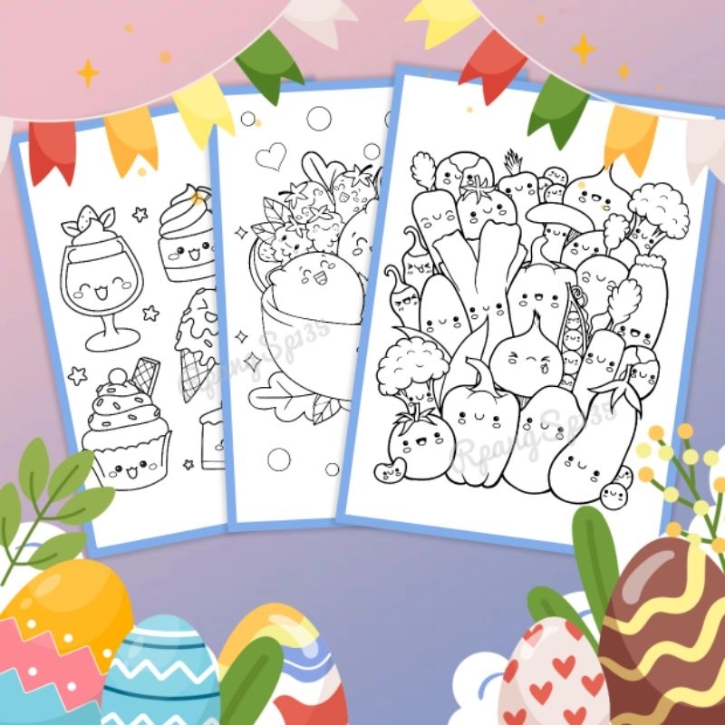 3pcs/pack Colouring Paper (100gsm) | Shopee Malaysia